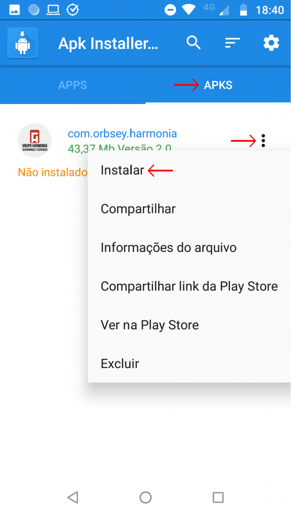 Como baixar APK de um aplicativo no celular com Android?